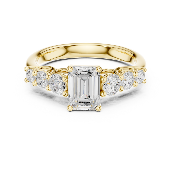 Classic men's signet ring featuring engraved crest design.