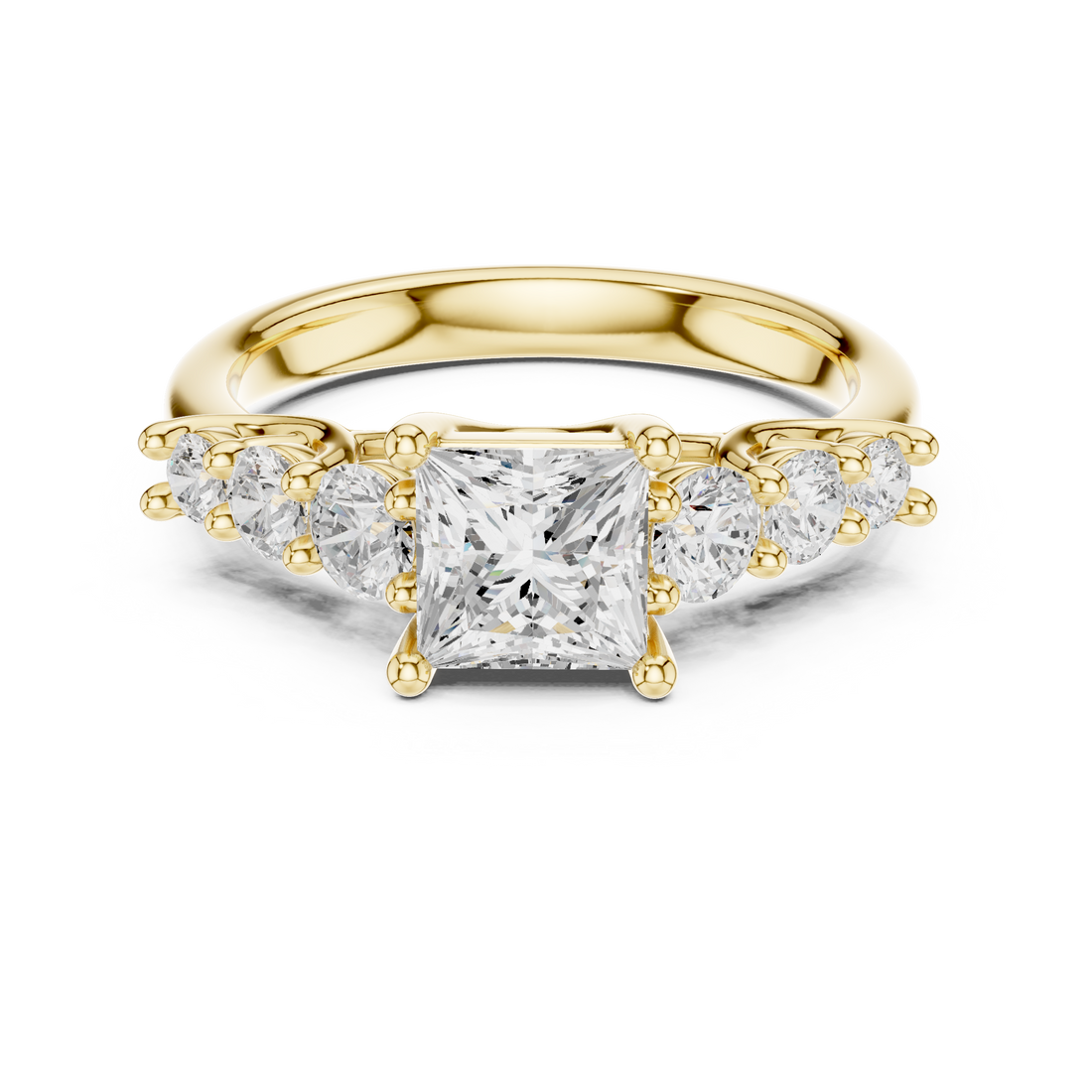 Modern open ring featuring adjustable dual-end design.