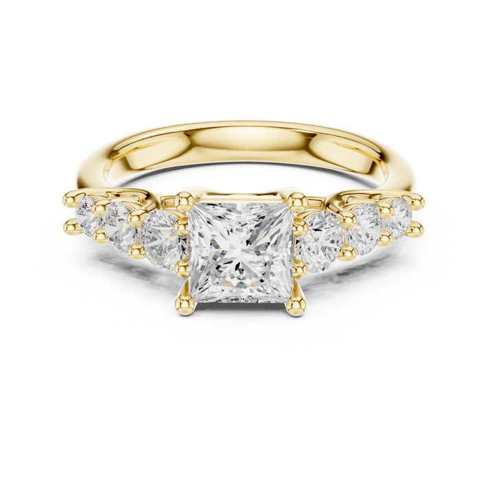 Modern open ring featuring adjustable dual-end design.