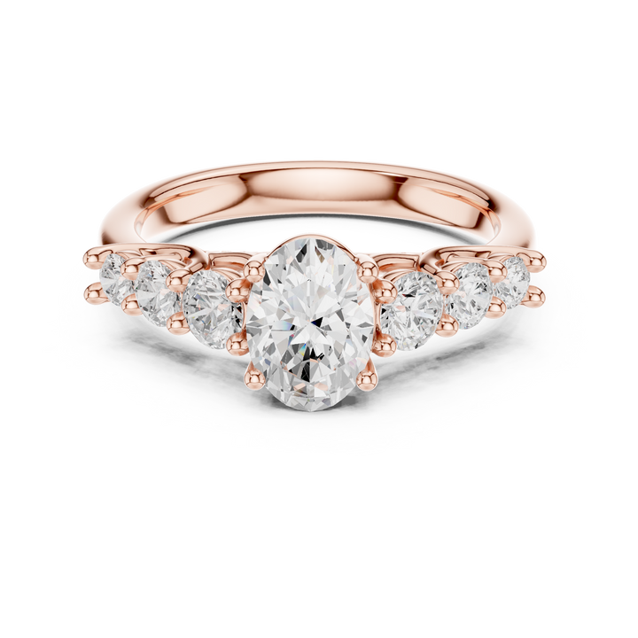 Luxury designer ring featuring artistic sculptural appearance.