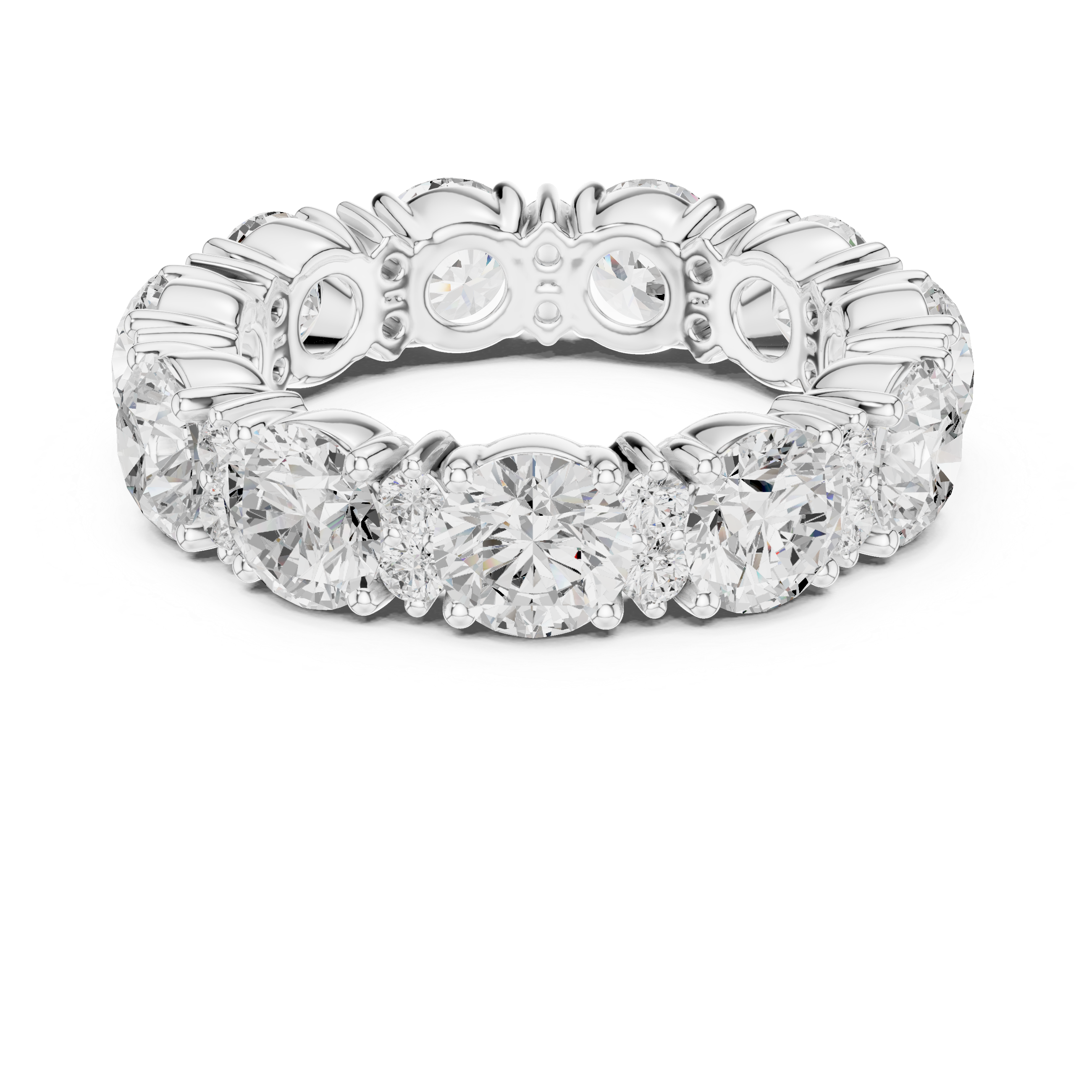 Stylish knot design ring symbolizing love and unity with polished finish.
