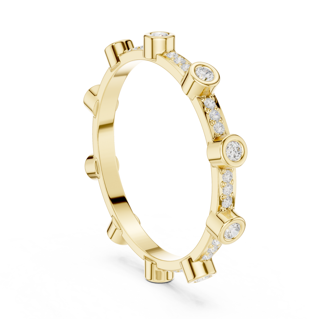Luxury diamond jacket earrings designed to surround central stud stones.