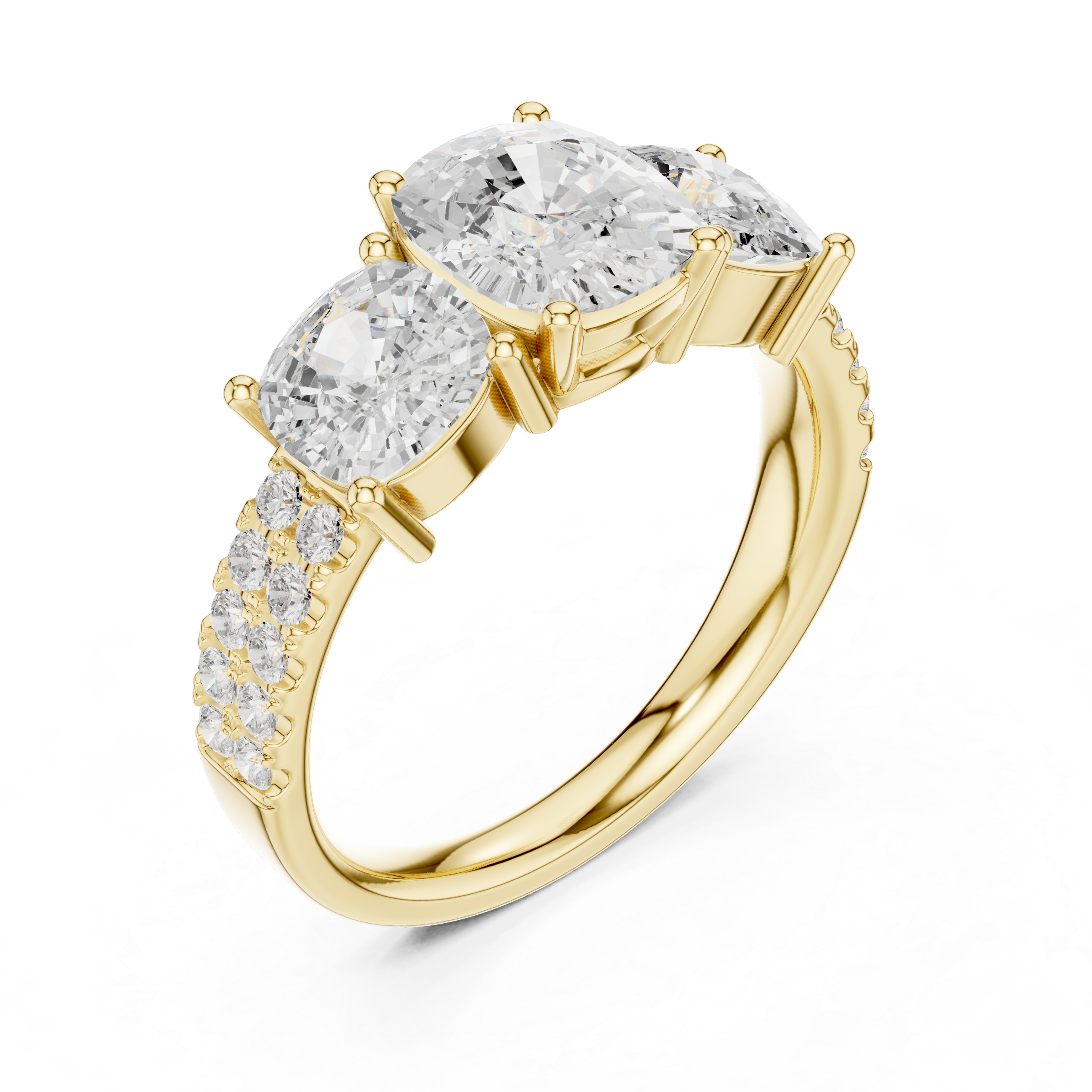 Luxury celebration ring featuring decorative gemstone centerpiece.