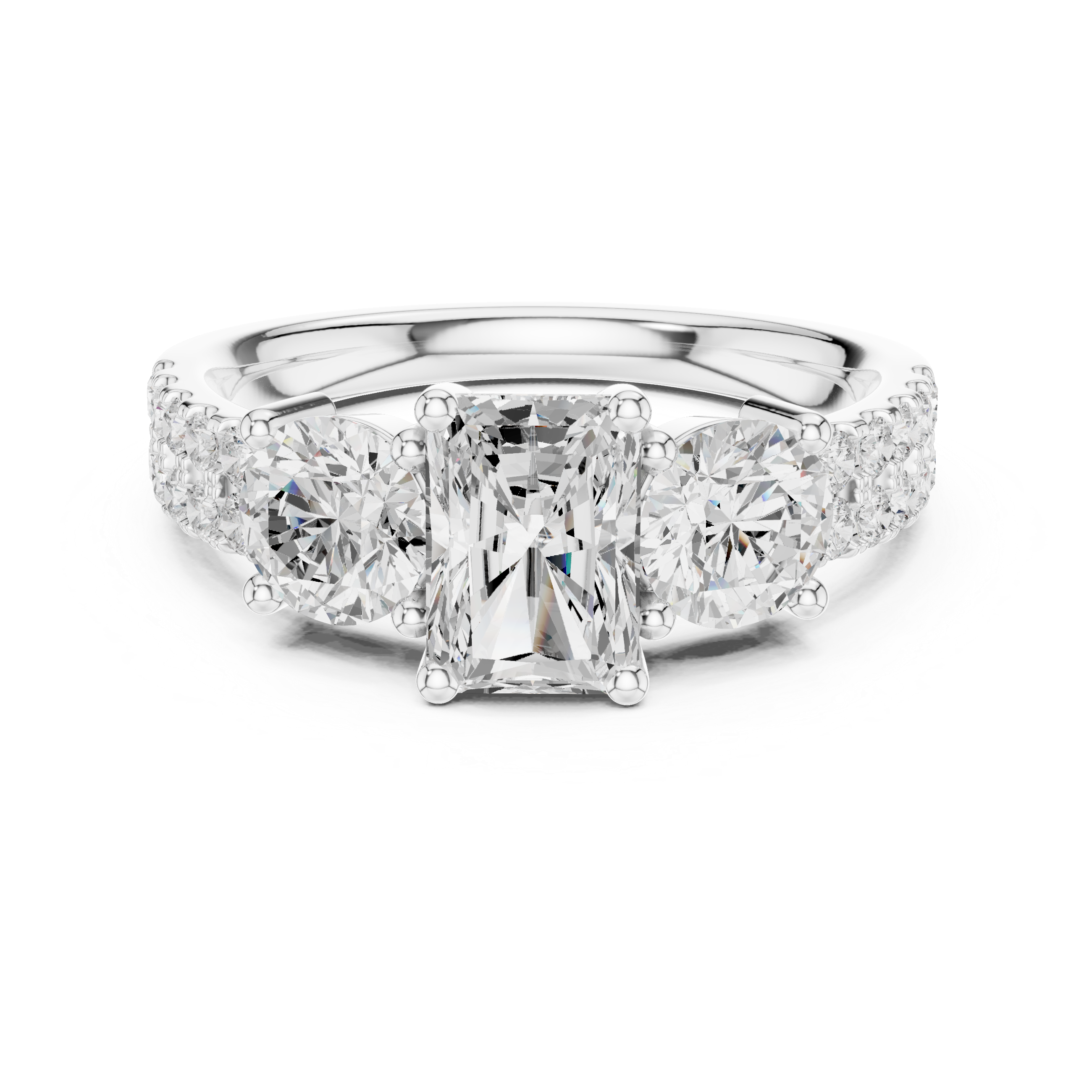 Stylish knot design ring symbolizing love and unity with polished finish.