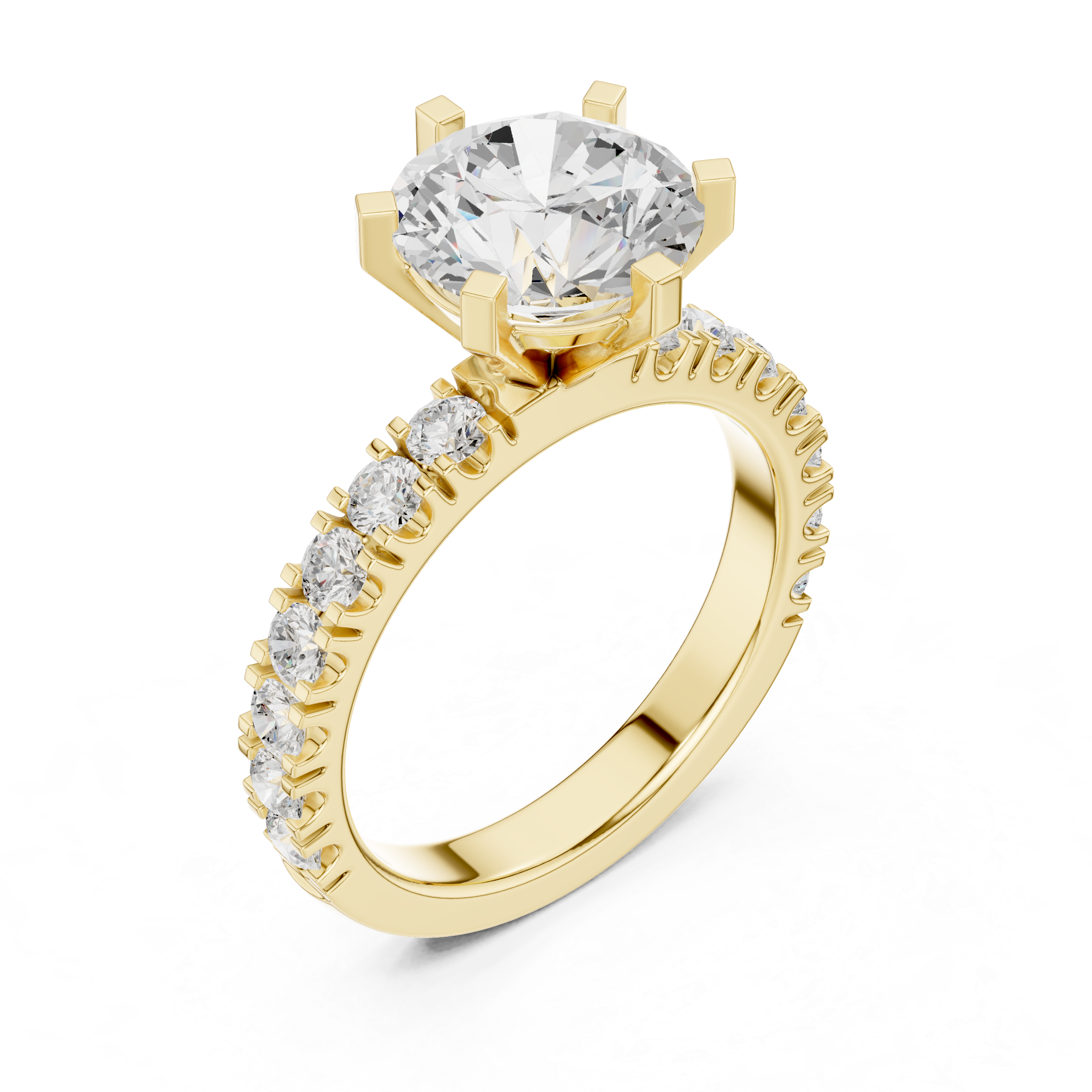 Classic floral brooch featuring detailed petal shapes and polished finish.