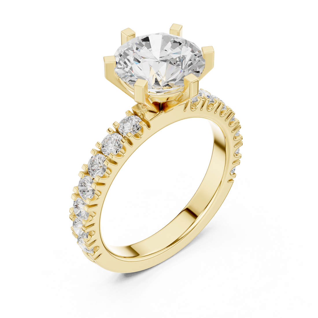 Classic floral brooch featuring detailed petal shapes and polished finish.