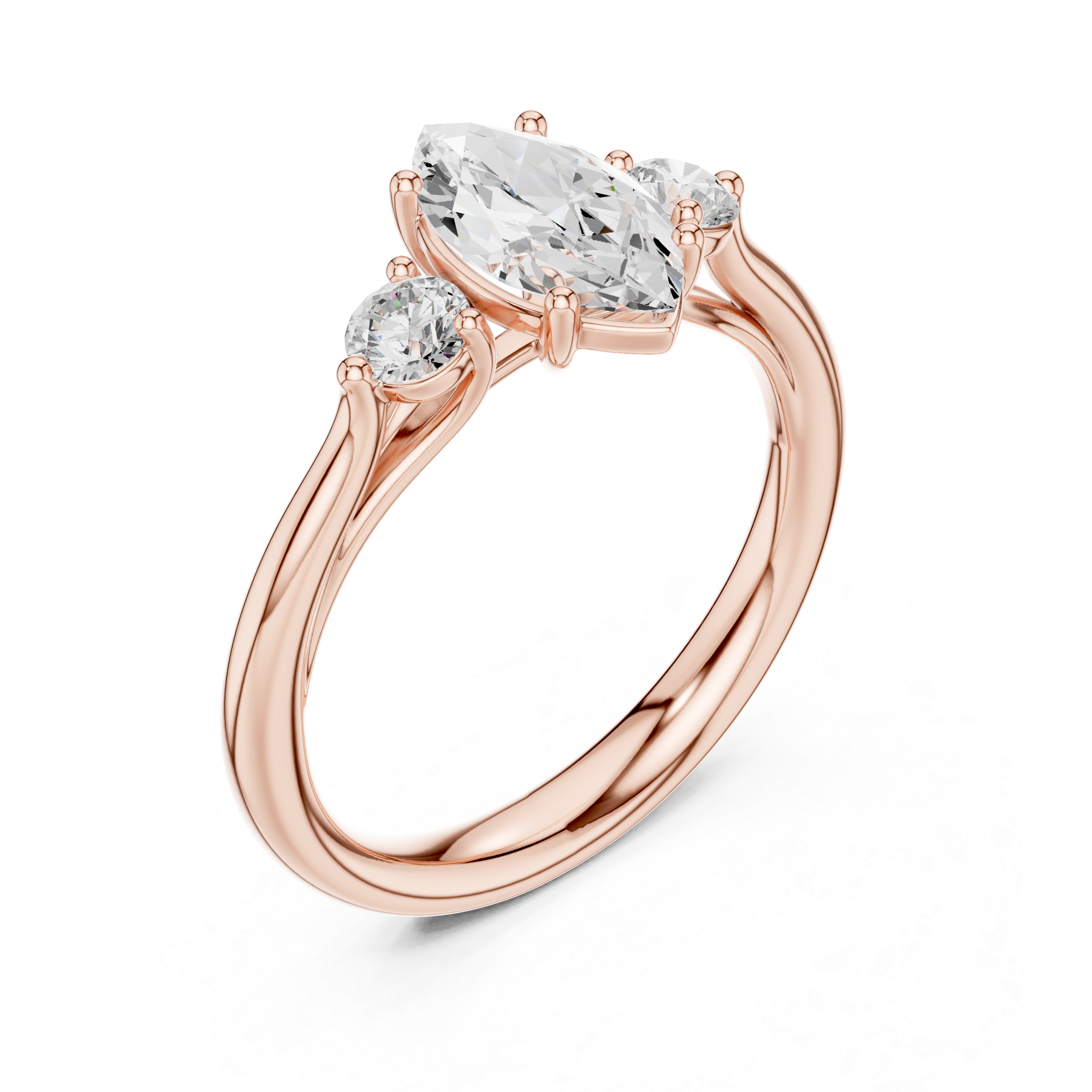 Elegant stackable ring set featuring multiple slim bands.