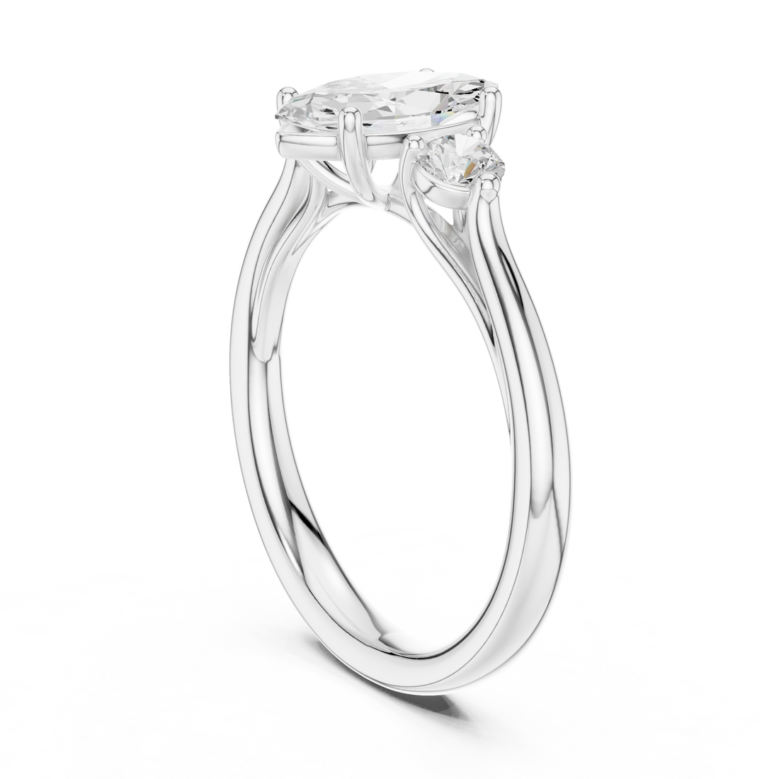 Classic eternity band featuring continuous diamond circle.