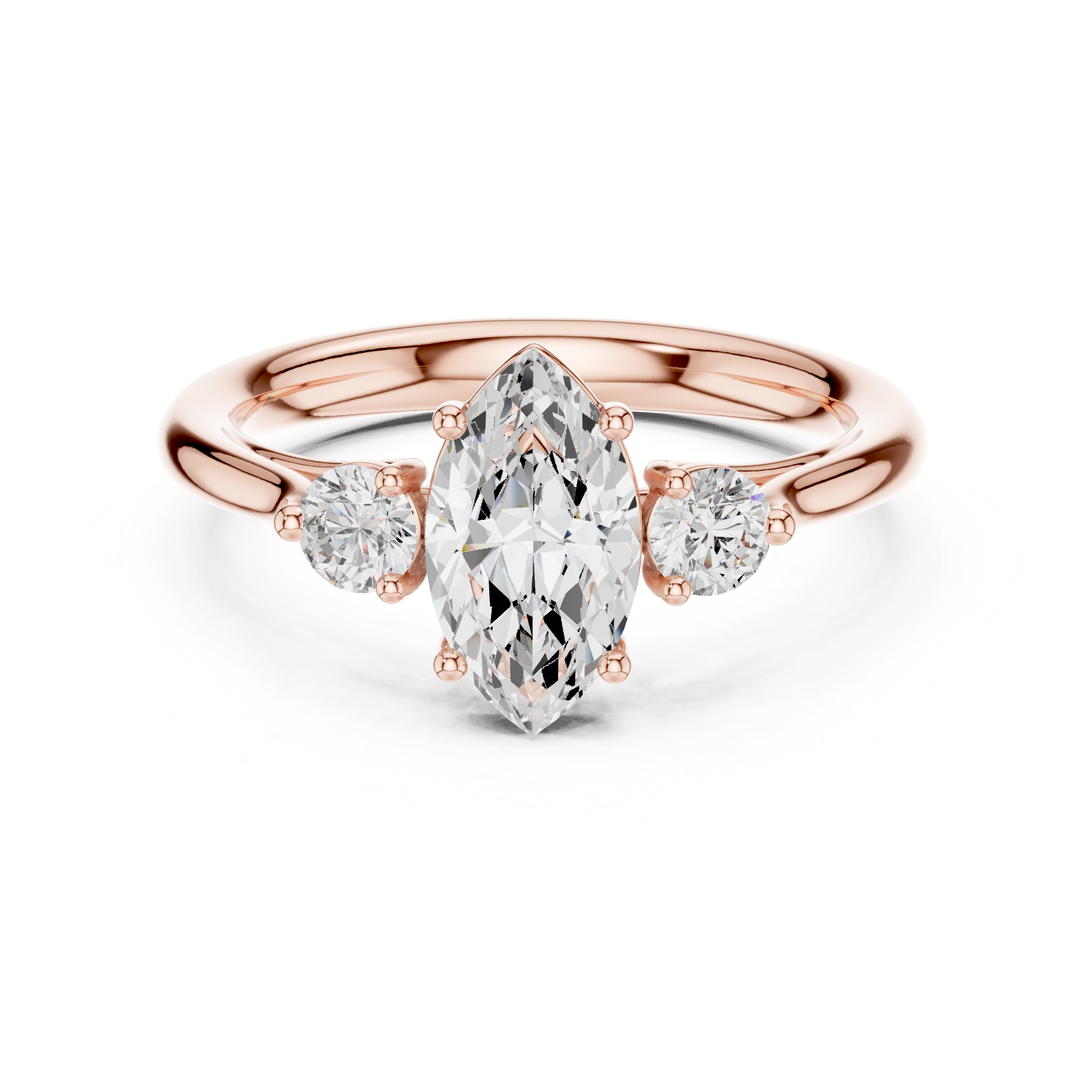 Modern diamond pendant featuring minimalist design.