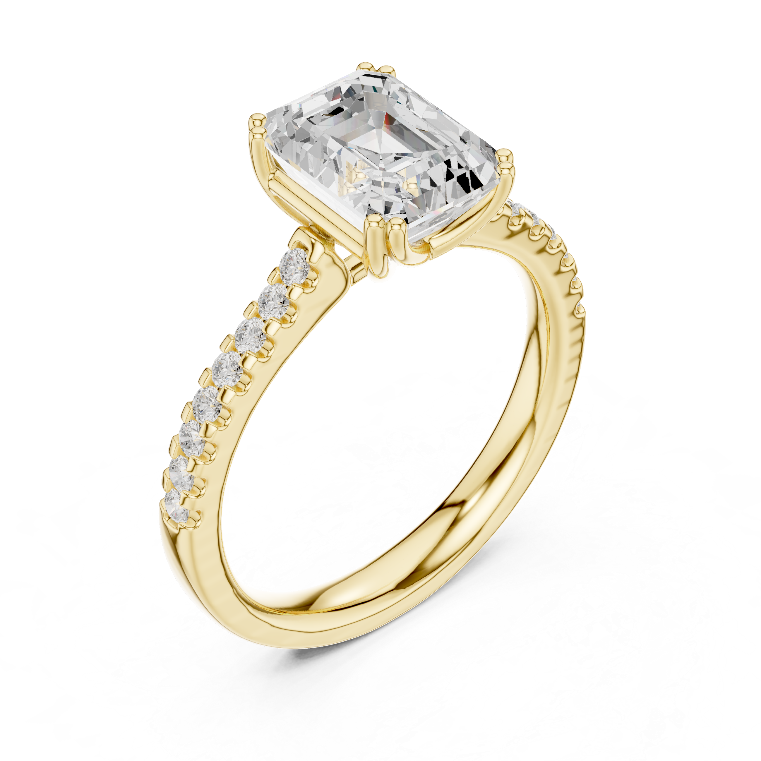Luxury layered diamond pendant necklace with multiple sparkling stones.