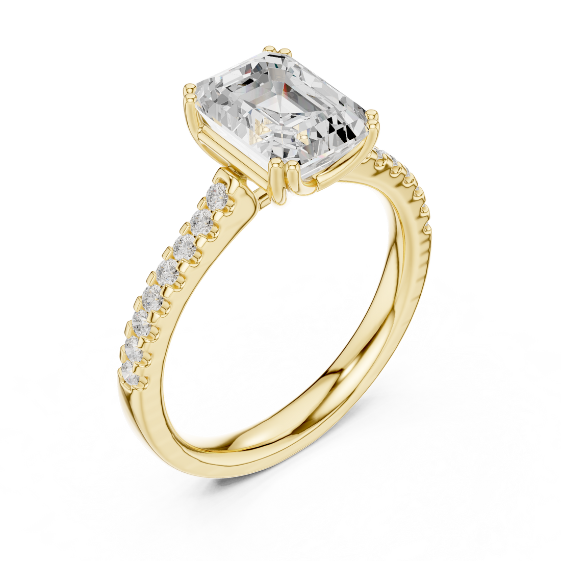 Luxury layered diamond pendant necklace with multiple sparkling stones.