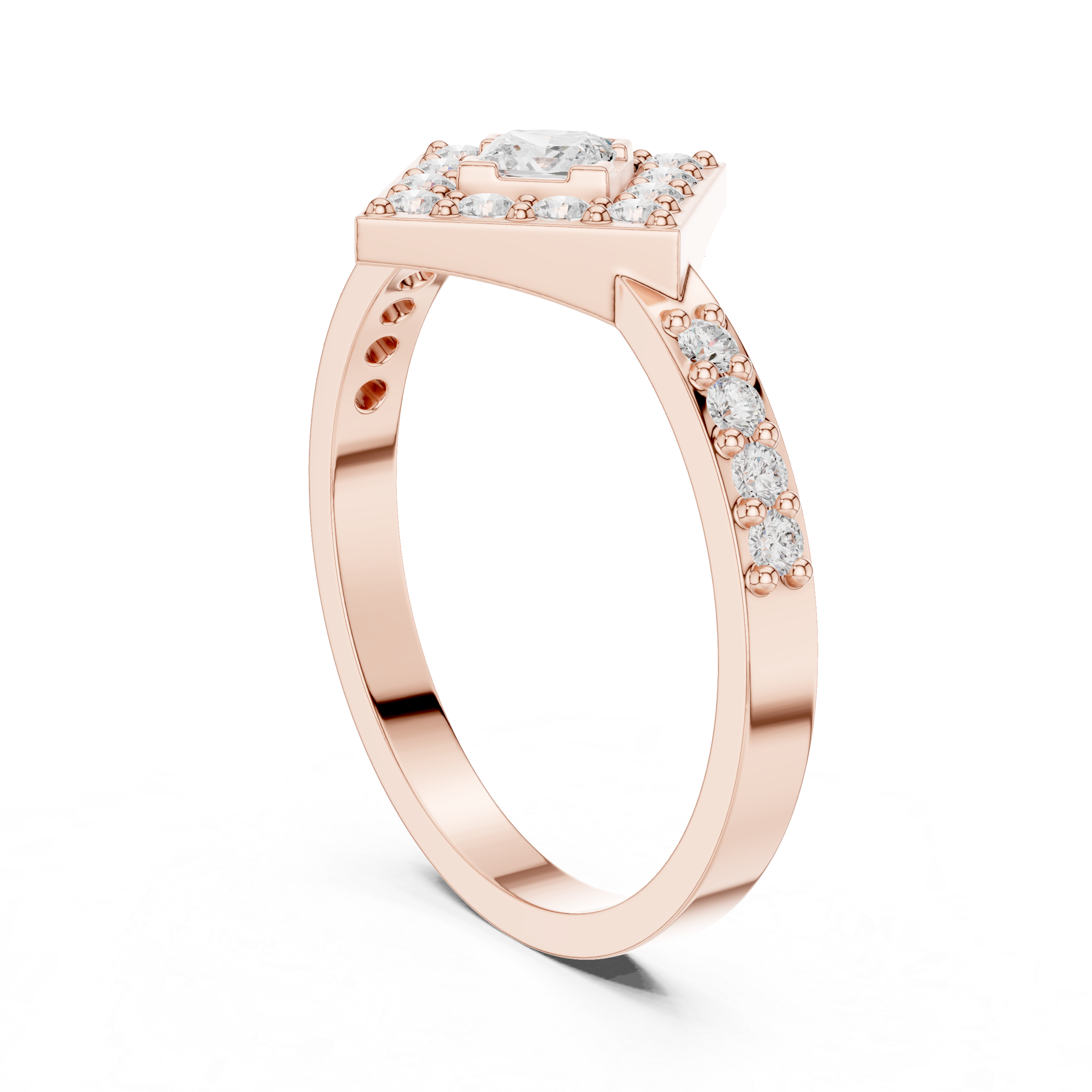 Classic charm bracelet featuring heart-shaped hanging charm.