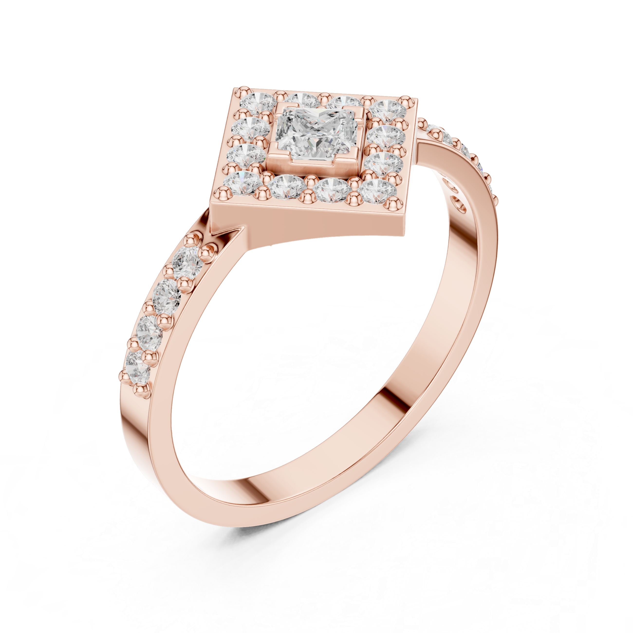 Designer diamond link bracelet with sparkling stone accents.