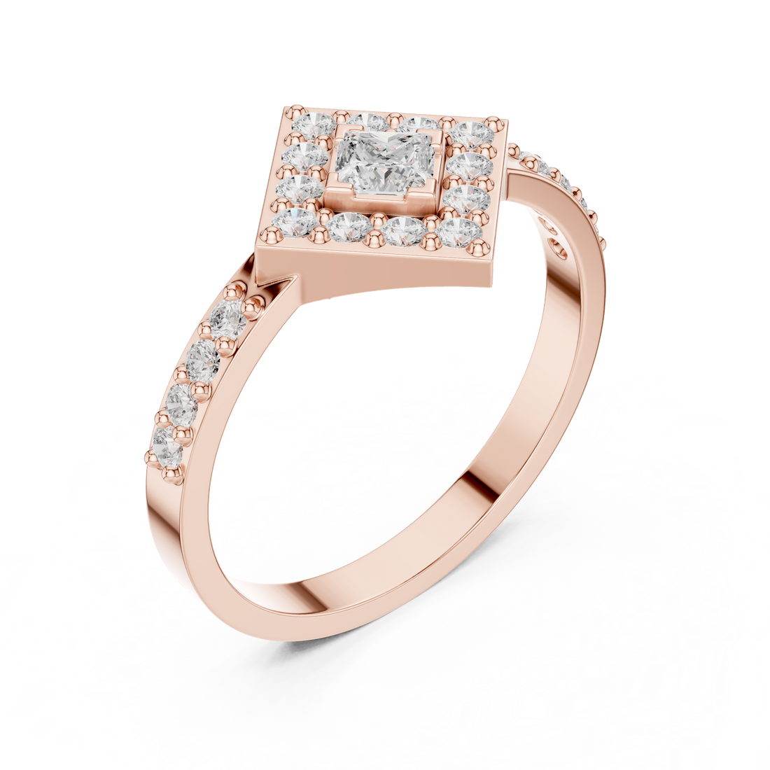 Designer diamond link bracelet with sparkling stone accents.