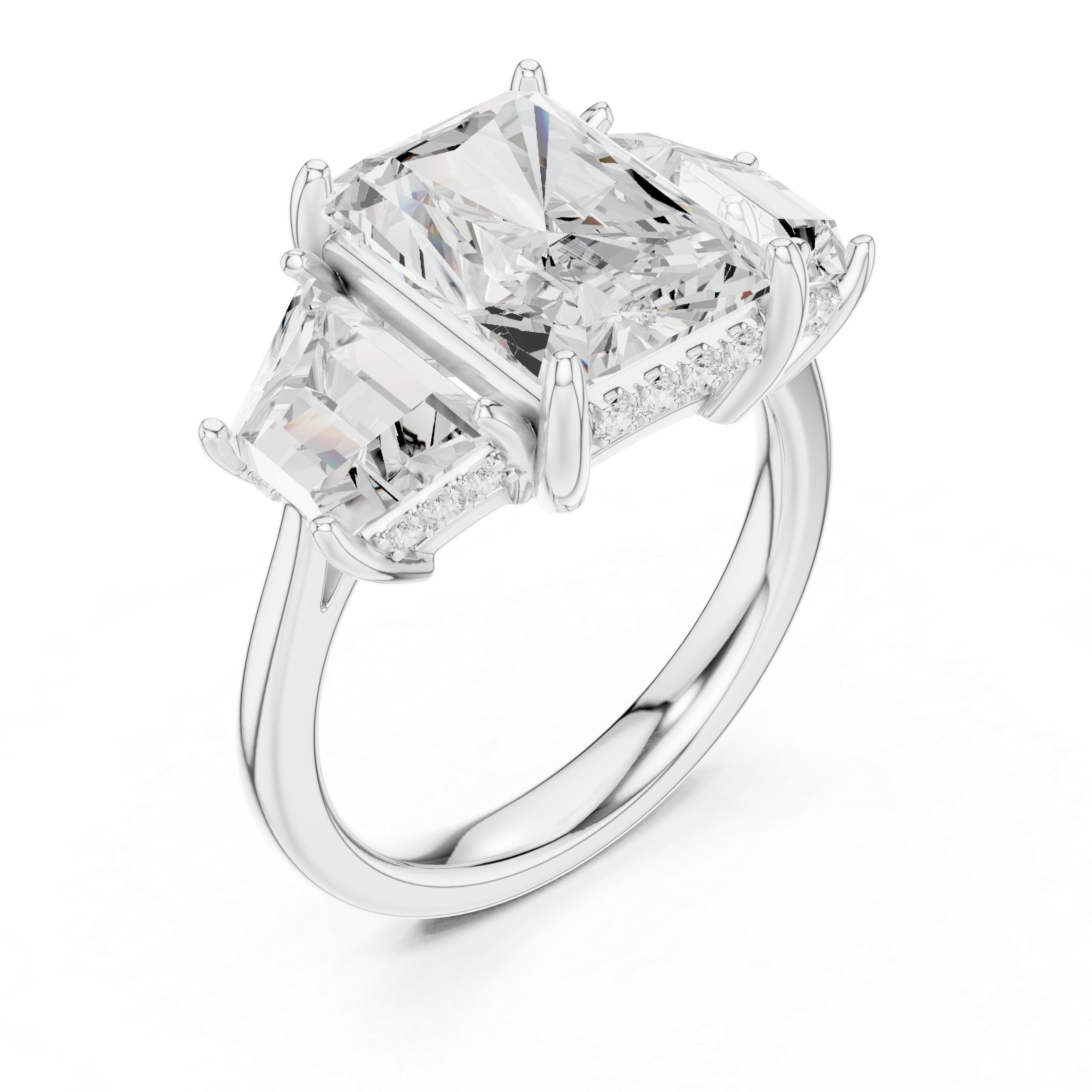 Elegant nose pin featuring tiny solitaire diamond in sleek gold mount.