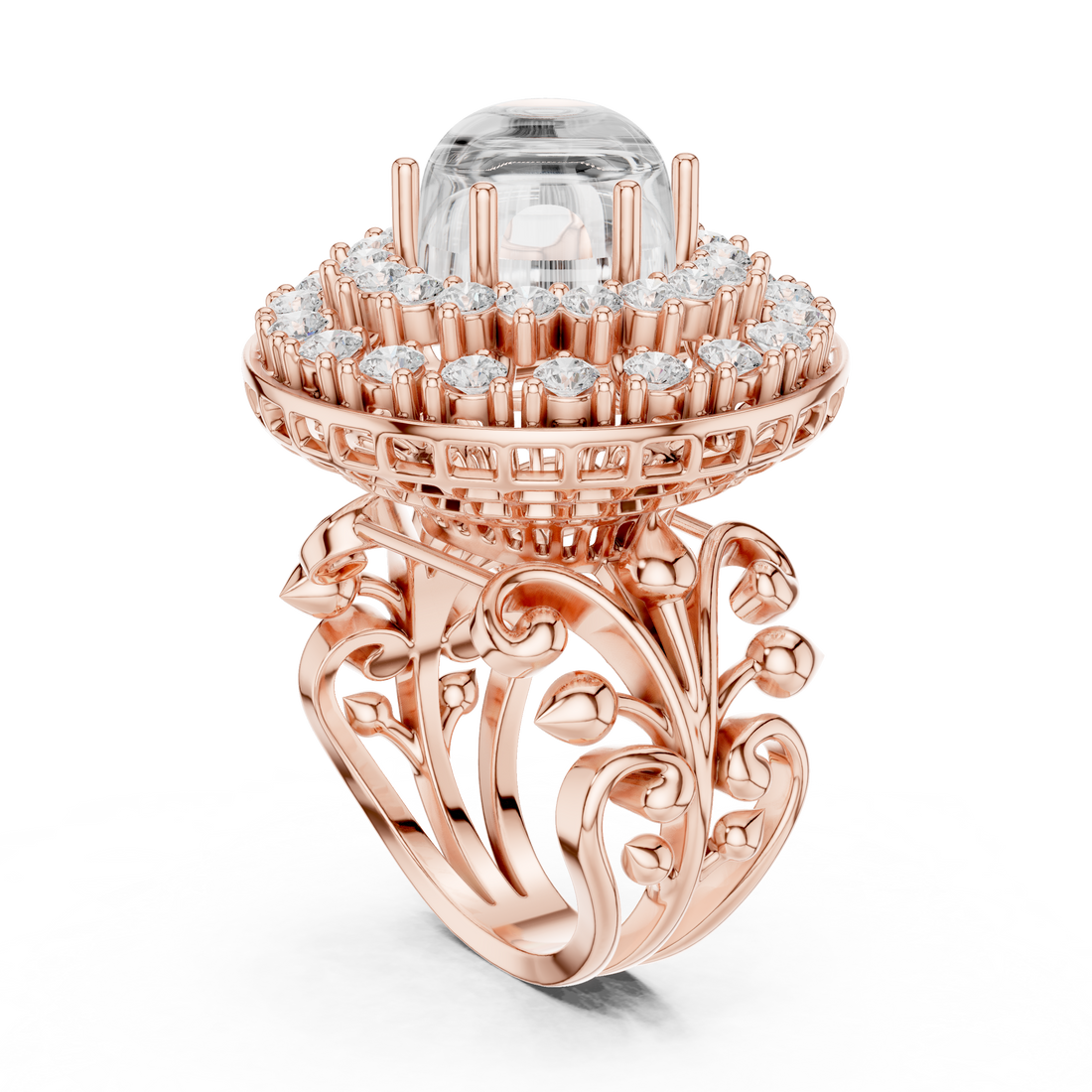 Classic men's signet ring featuring engraved crest design.