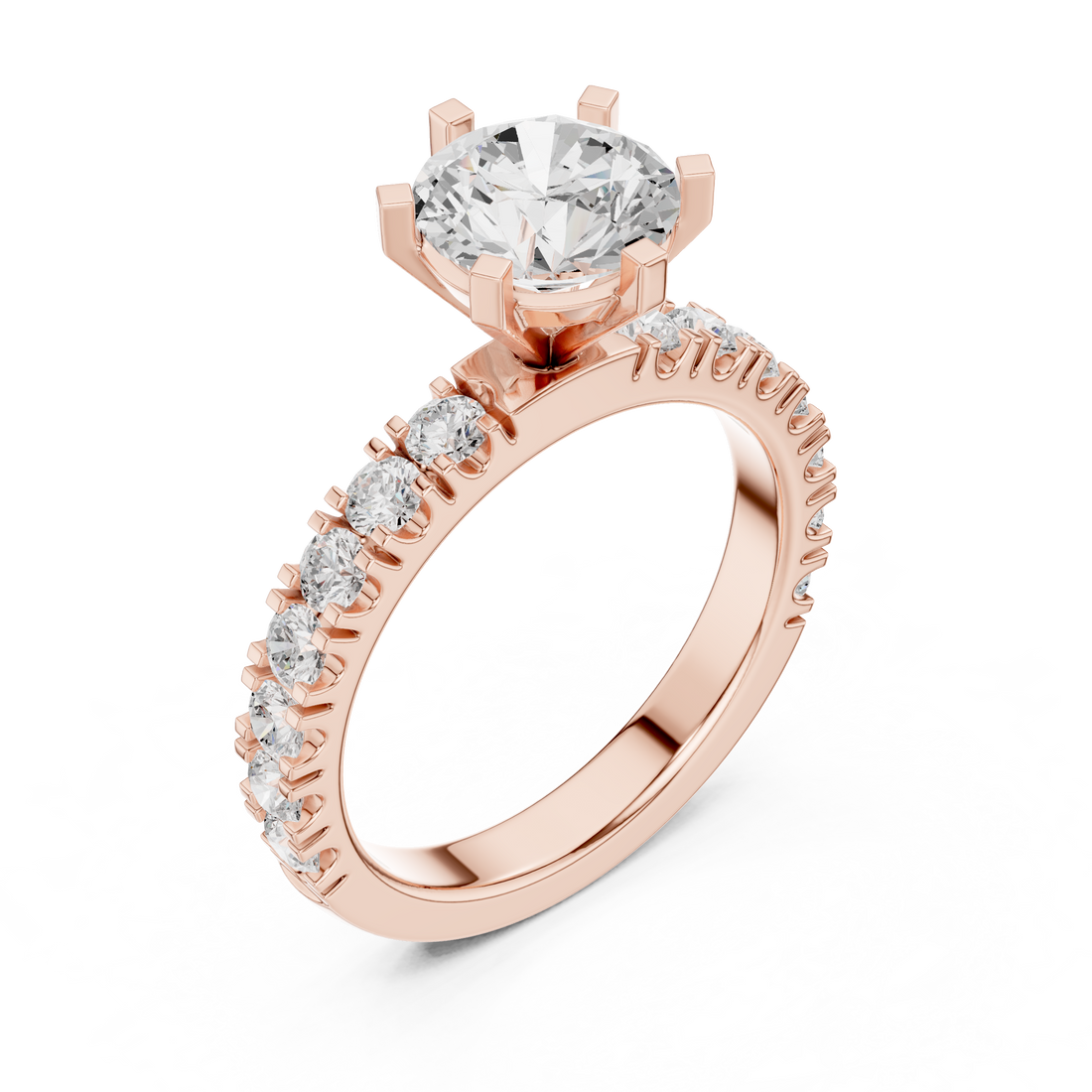 Modern diamond pendant featuring minimalist design.