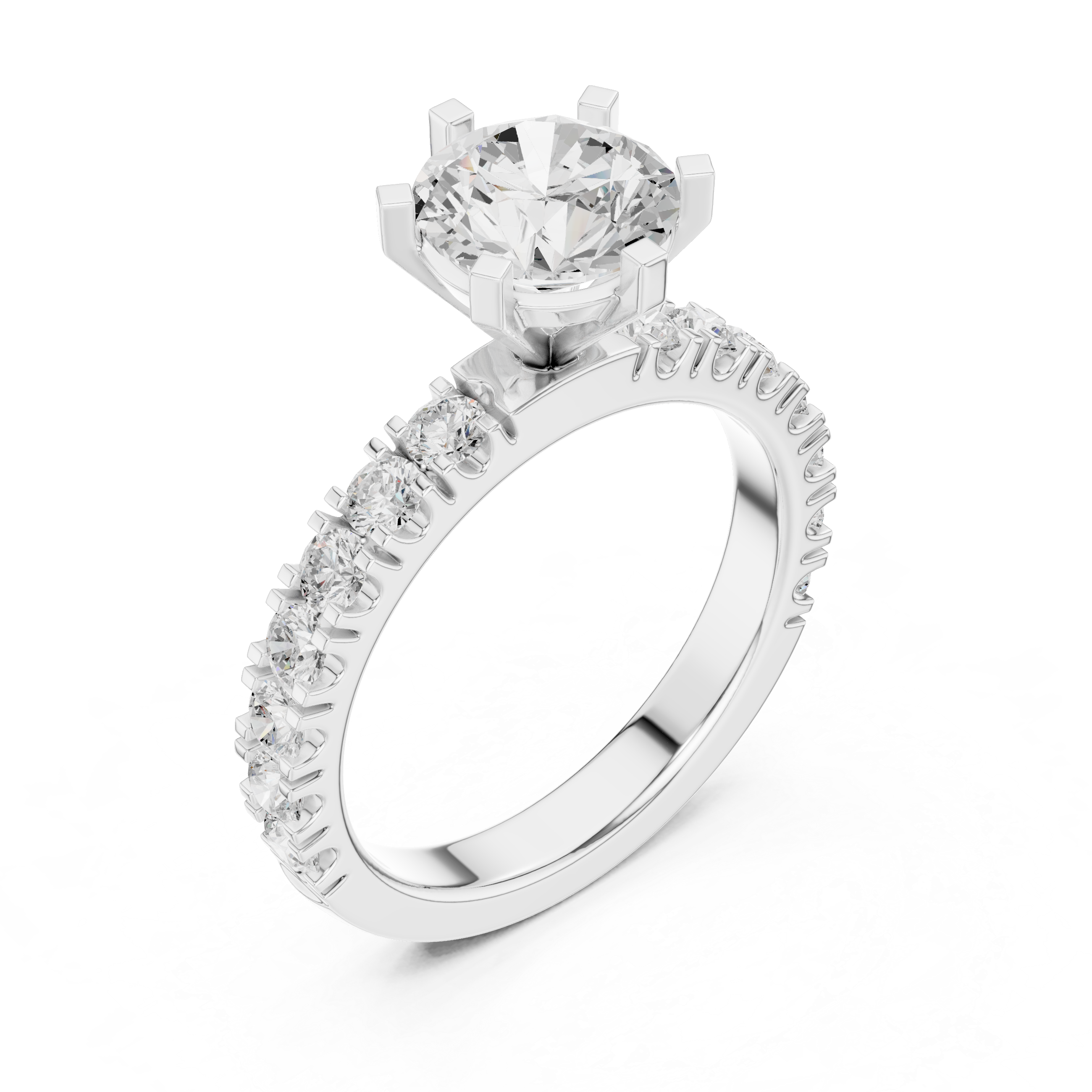 Elegant stackable ring set featuring multiple slim bands.