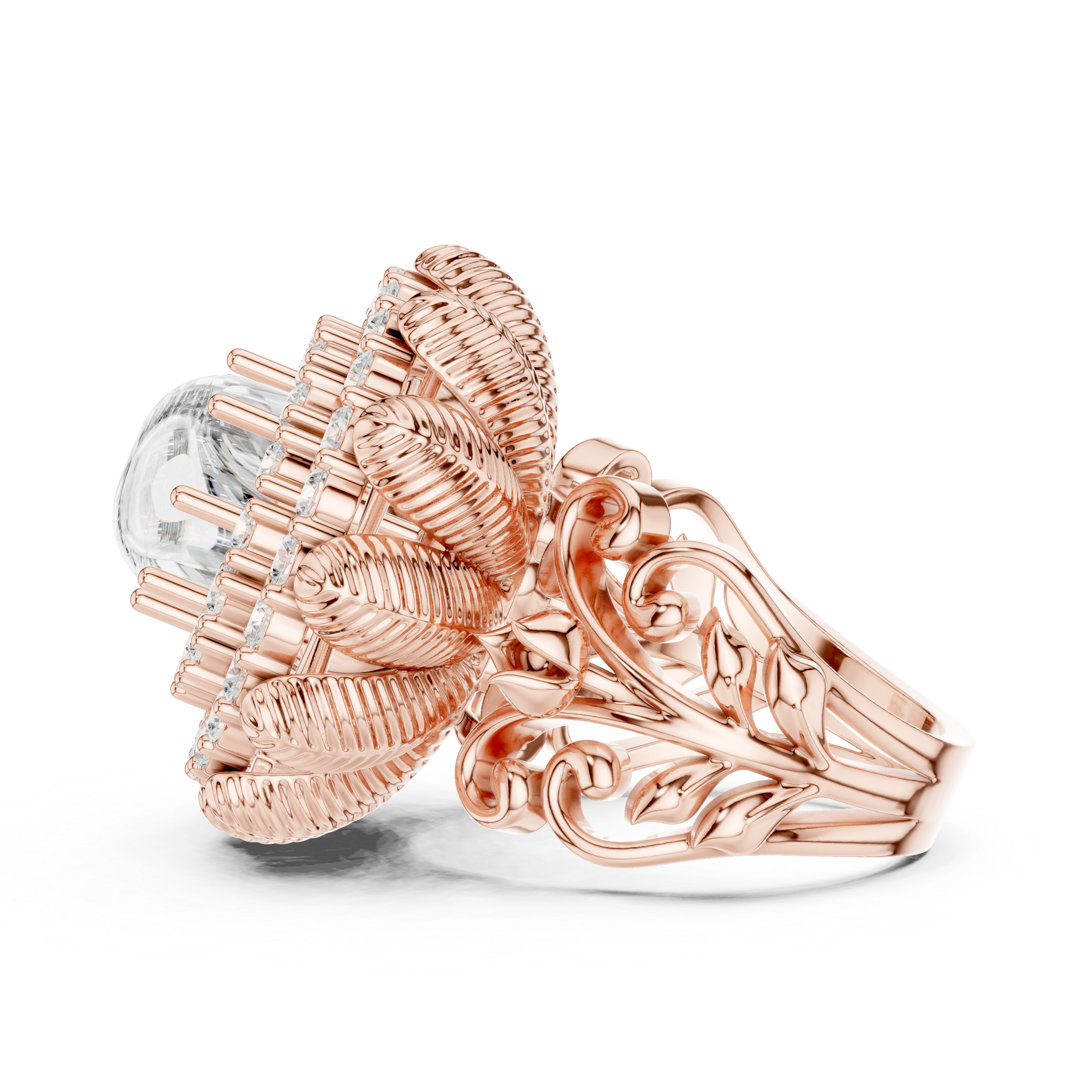 Minimalist thin band ring with tiny diamond accents and sleek modern look.