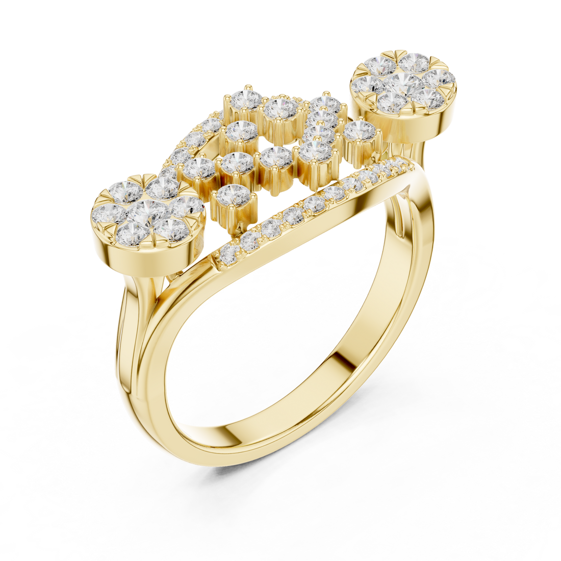 Classic oval hoop earrings with polished gold circular structure.