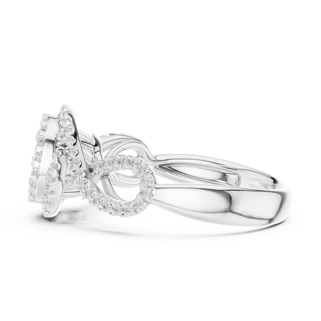 Classic floral brooch featuring detailed petal shapes and polished finish.