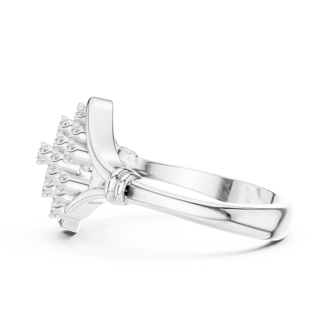 Stylish engagement jewellery set featuring modern elegant design.