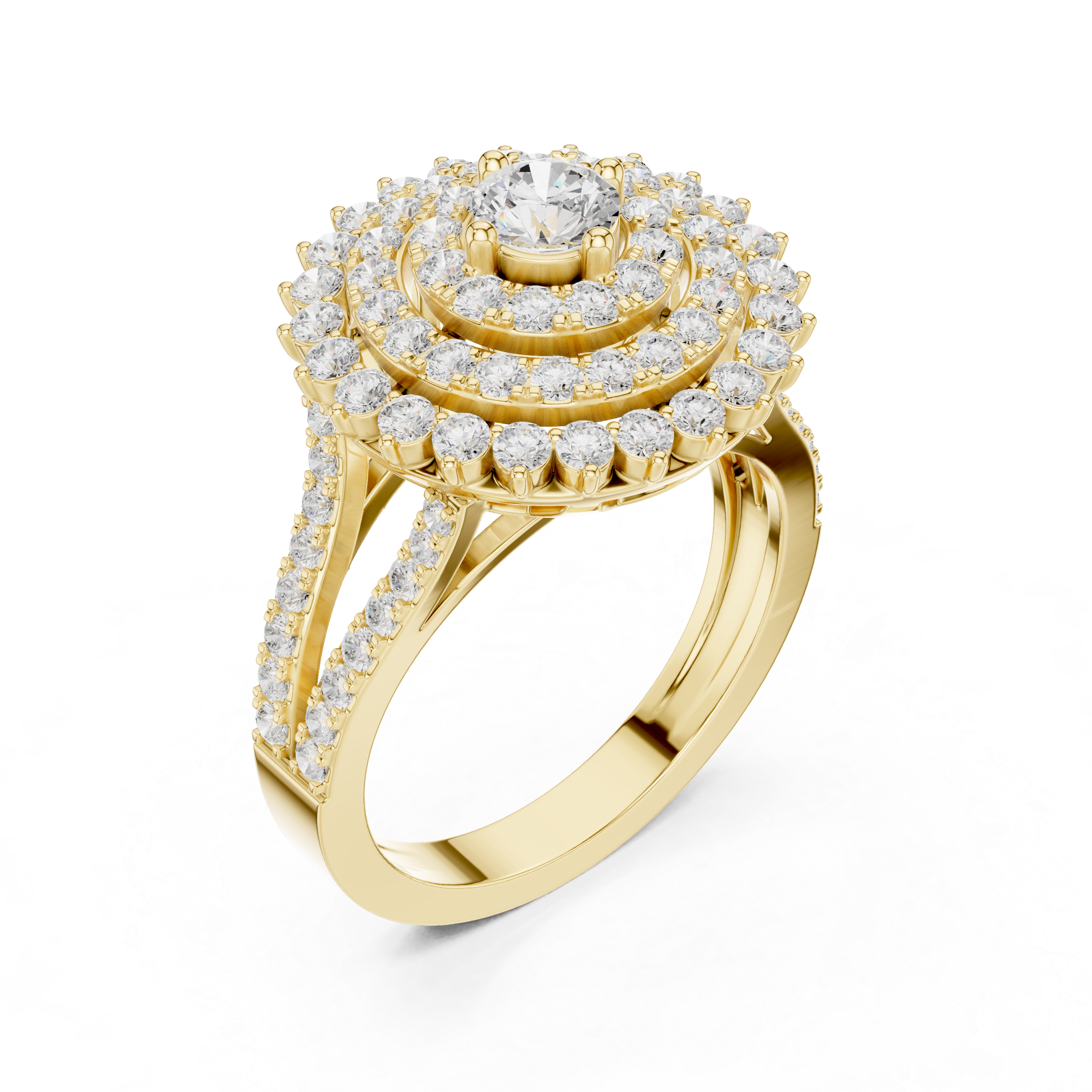Stylish anniversary ring featuring sparkling stone accents.
