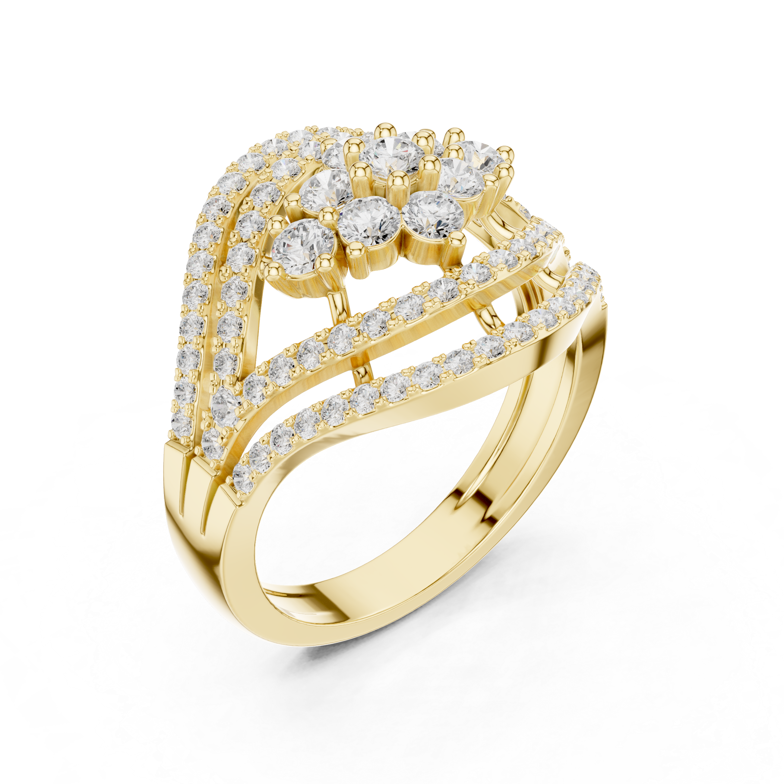 Classic oval hoop earrings with polished gold circular structure.