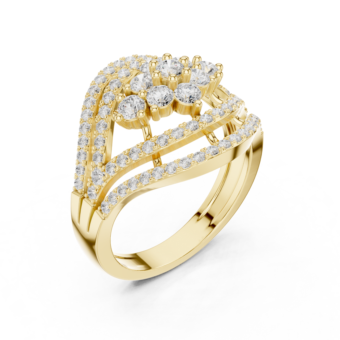 Classic oval hoop earrings with polished gold circular structure.
