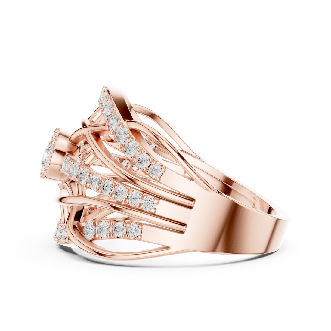Luxury diamond drop earrings featuring sparkling brilliance.