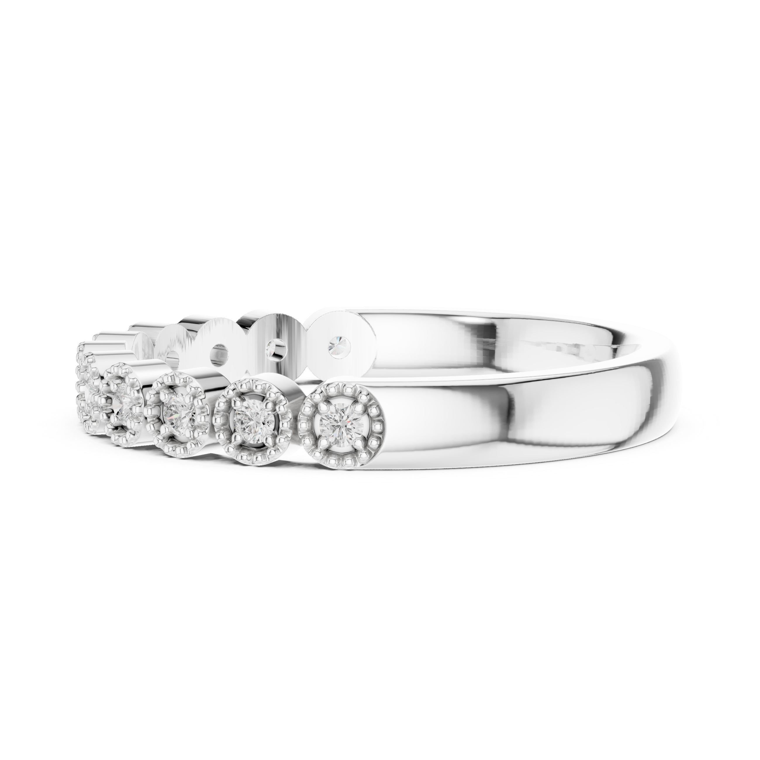 Stylish engagement jewellery set featuring modern elegant design.