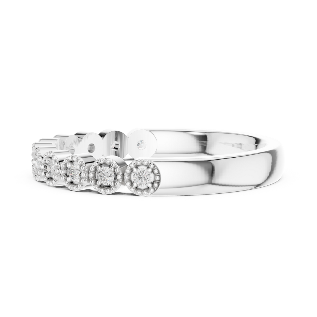 Stylish engagement jewellery set featuring modern elegant design.