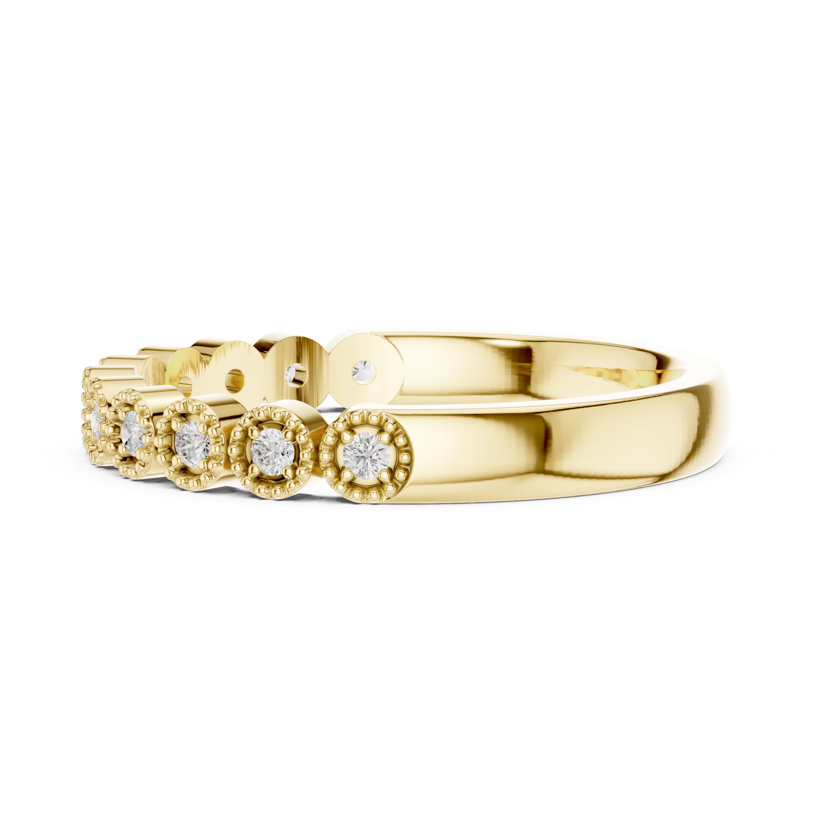 Traditional bridal jewellery set featuring detailed gold work.