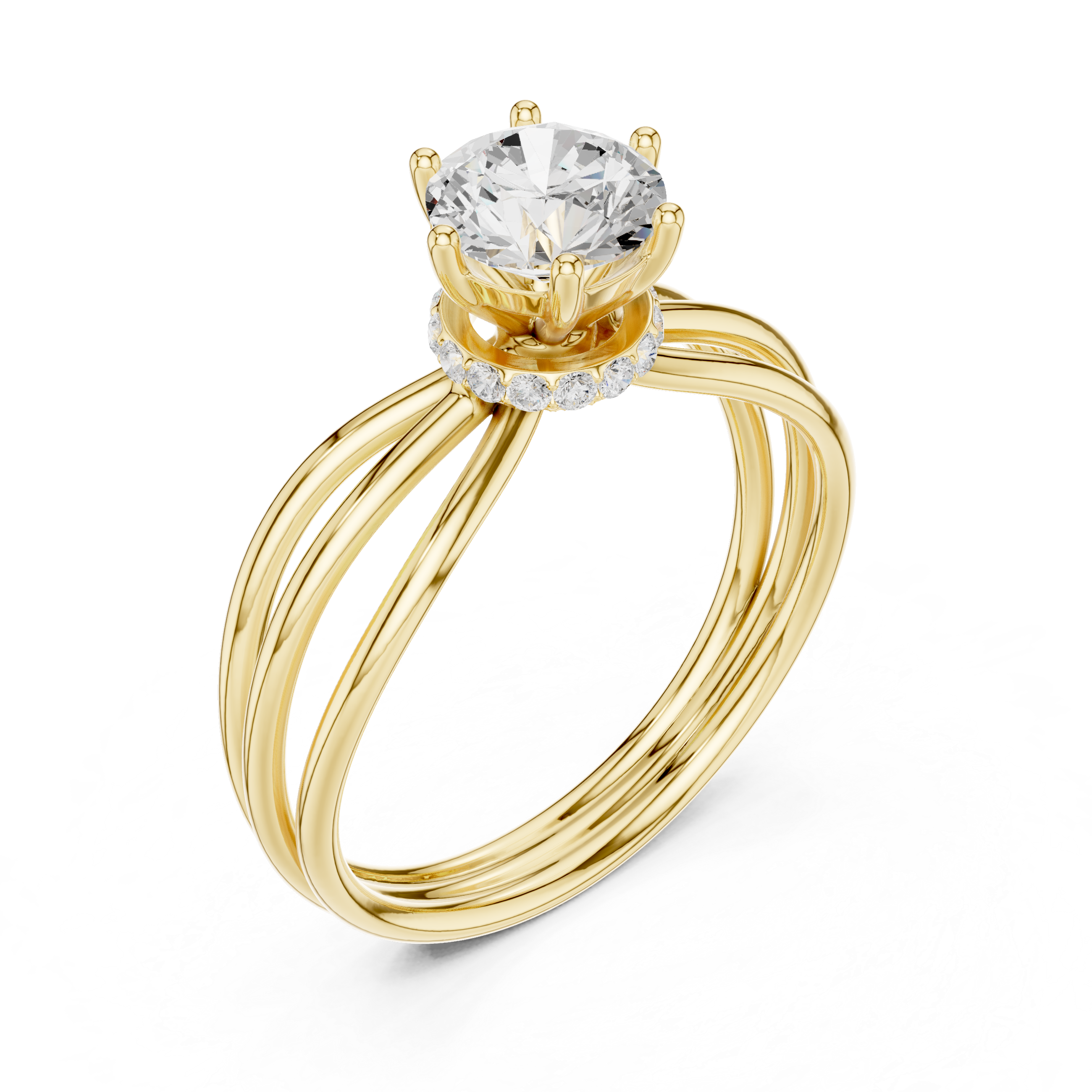 Stylish anniversary ring featuring sparkling stone accents.