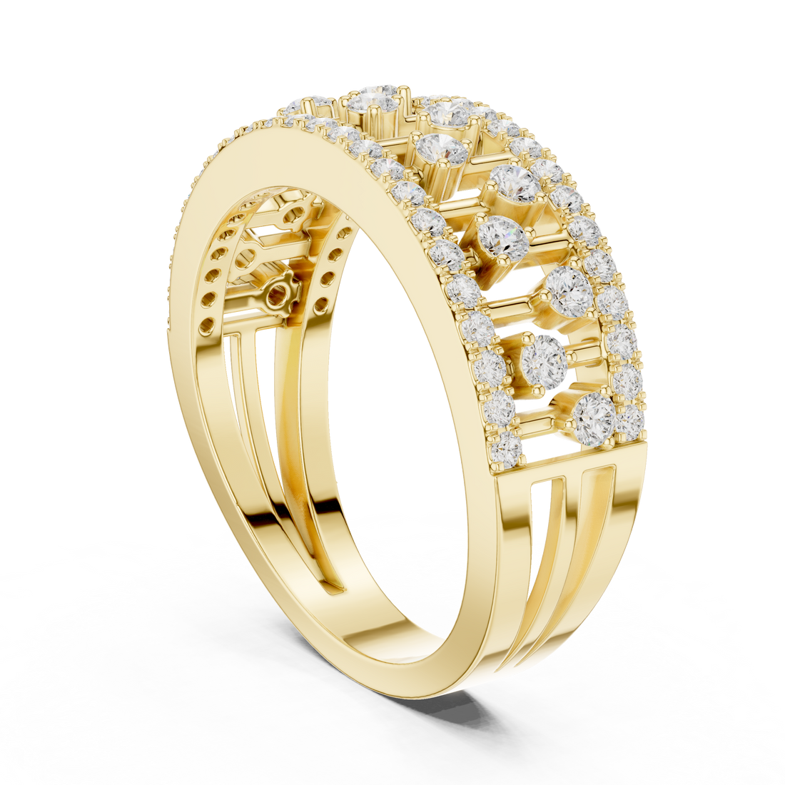 Vintage-style hinged bangle bracelet with engraved patterns.