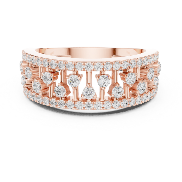 Luxury gemstone bracelet featuring alternating colored stones.