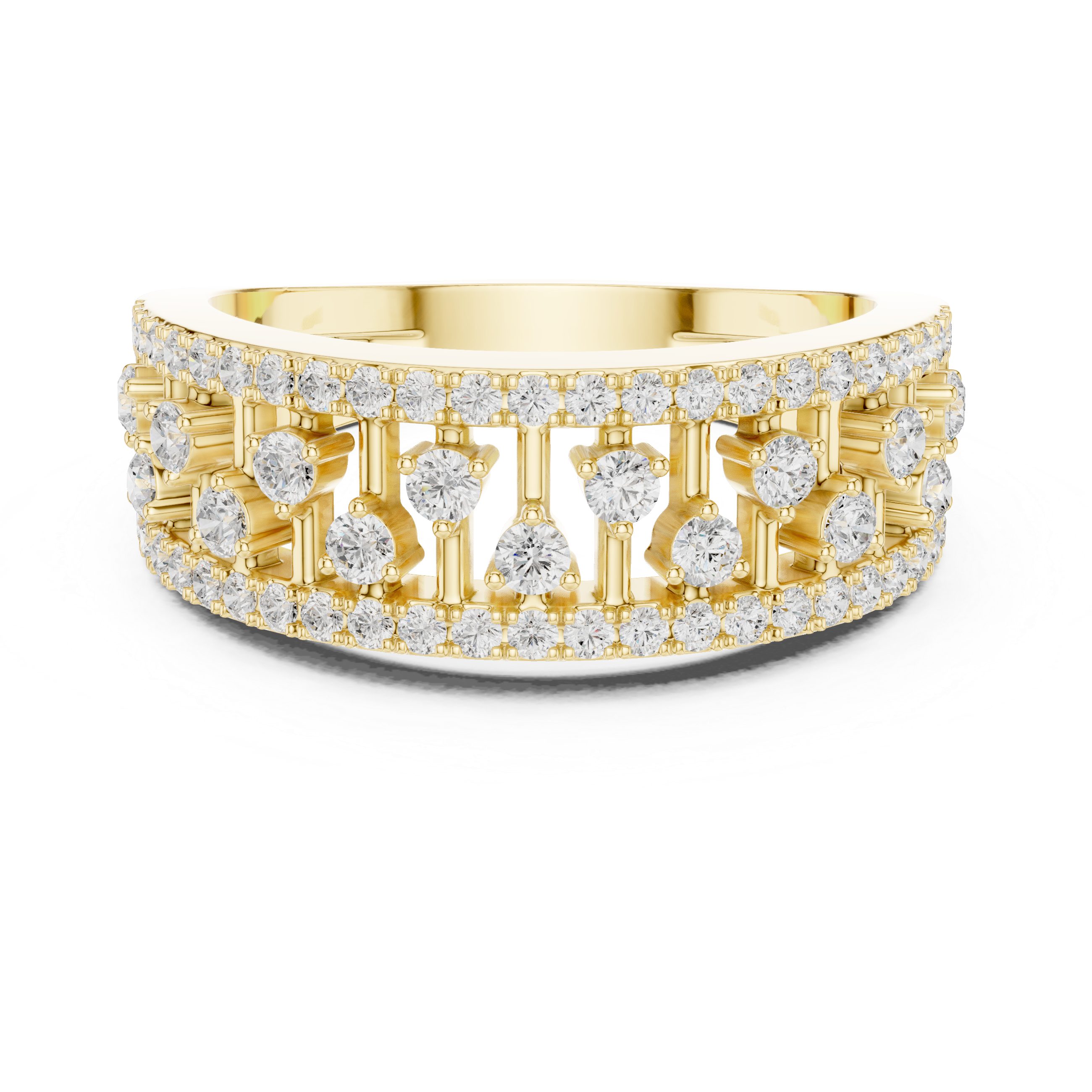 Luxury gemstone choker featuring vibrant colored stones in symmetrical arrangement.