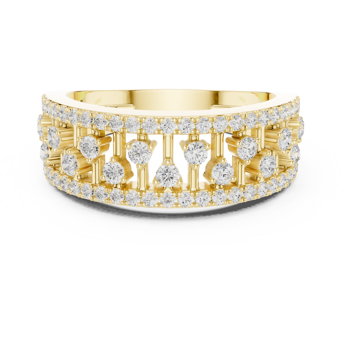 Luxury gemstone choker featuring vibrant colored stones in symmetrical arrangement.