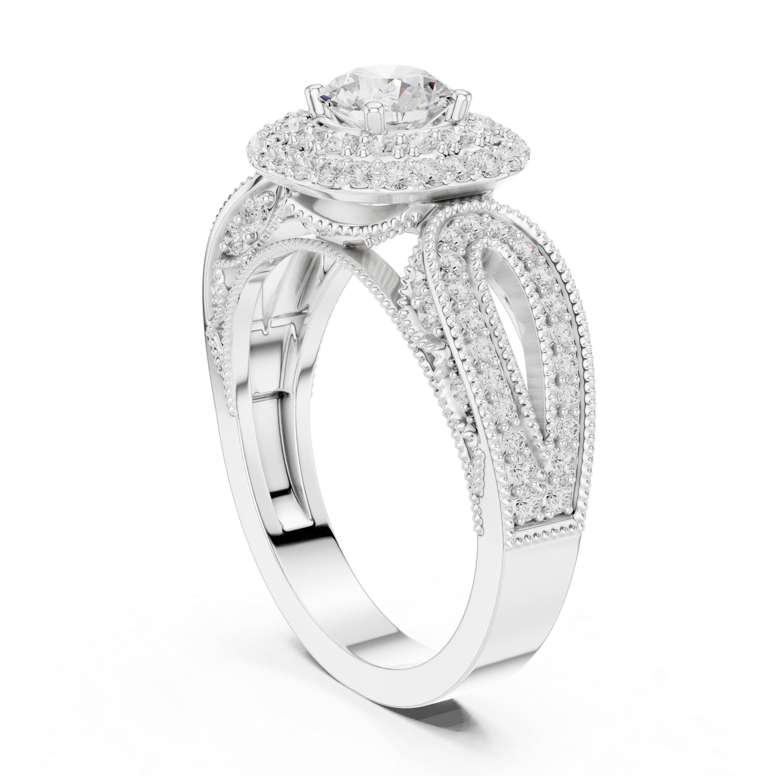 Traditional gold toe ring featuring engraved floral patterns.