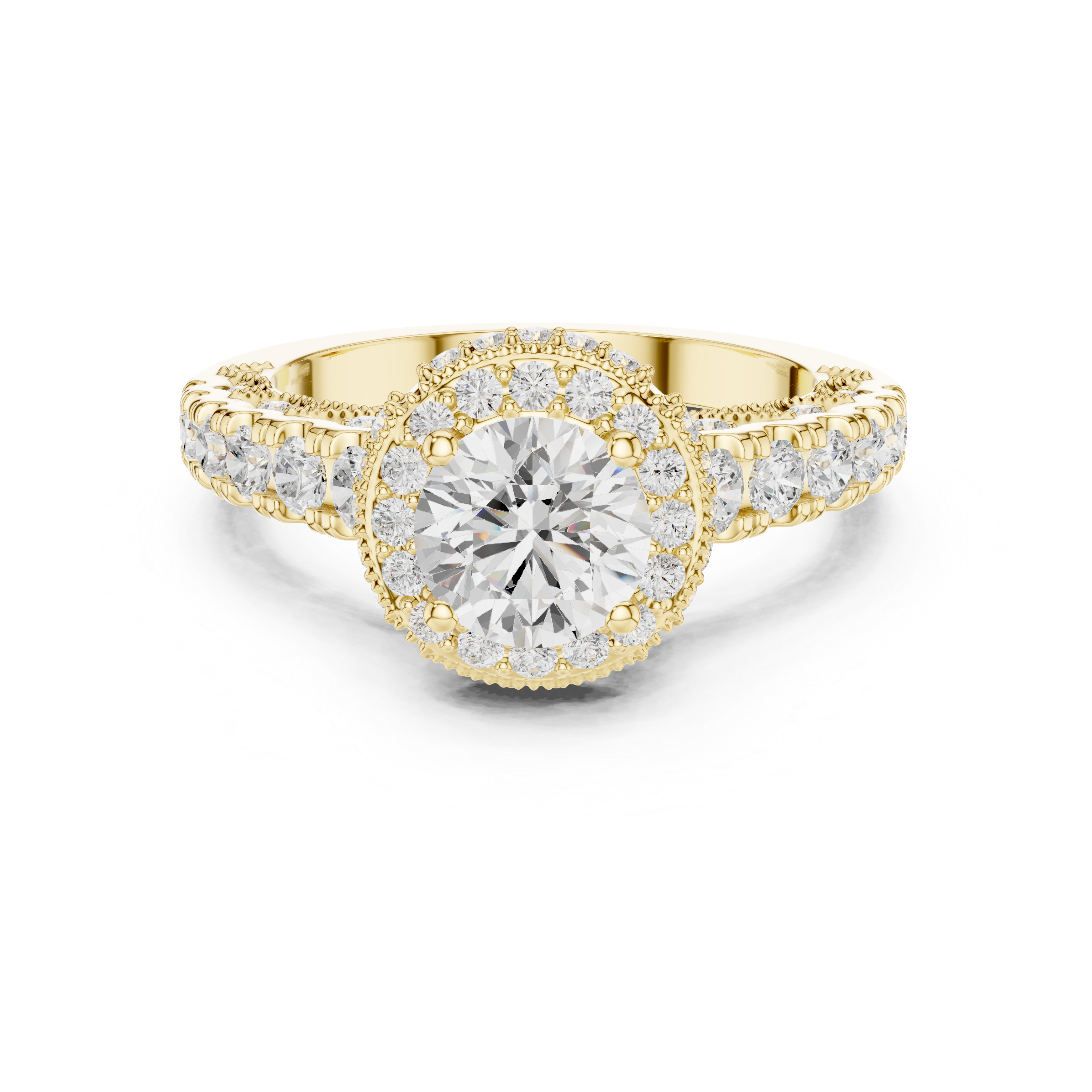 Elegant gemstone cocktail ring featuring oversized colorful stone centerpiece.