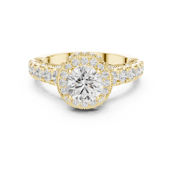 Elegant gemstone cocktail ring featuring oversized colorful stone centerpiece.