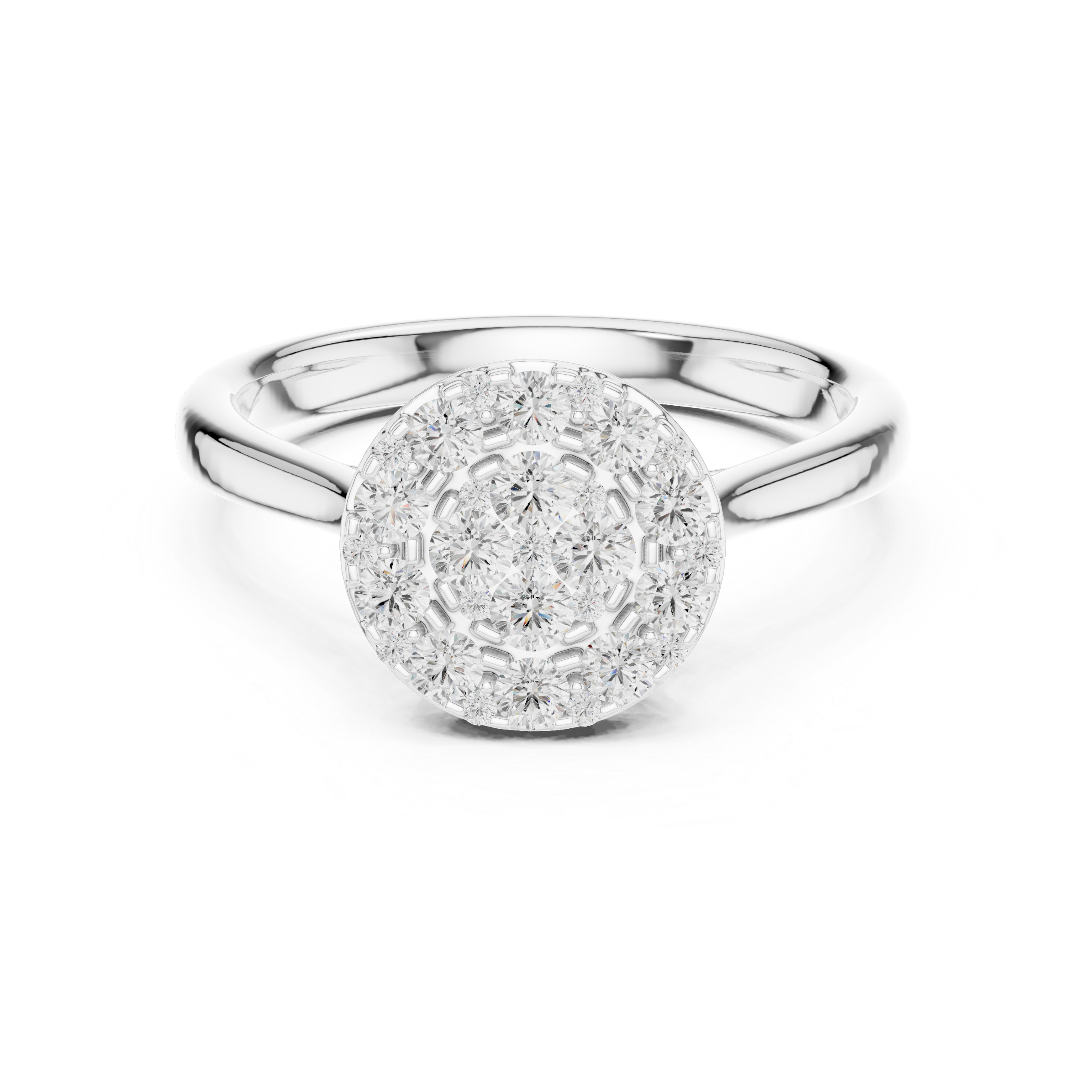Stylish engagement jewellery set featuring modern elegant design.
