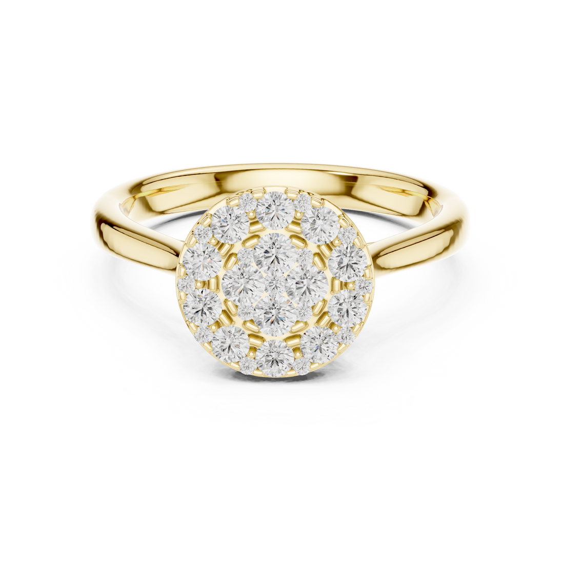 Traditional bridal jewellery set featuring detailed gold work.
