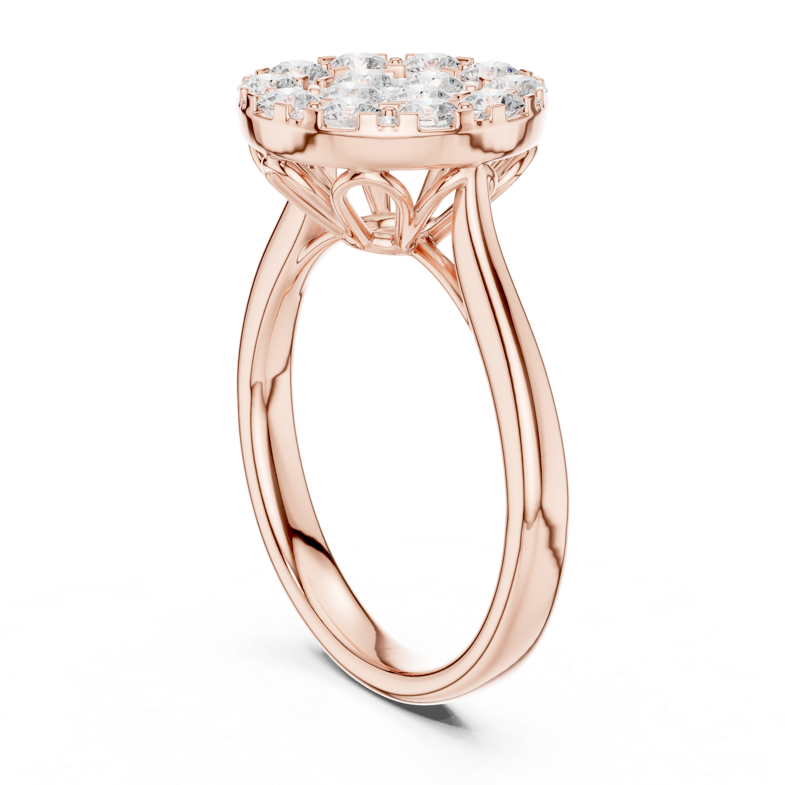 Classic ruby pendant featuring oval-shaped stone.
