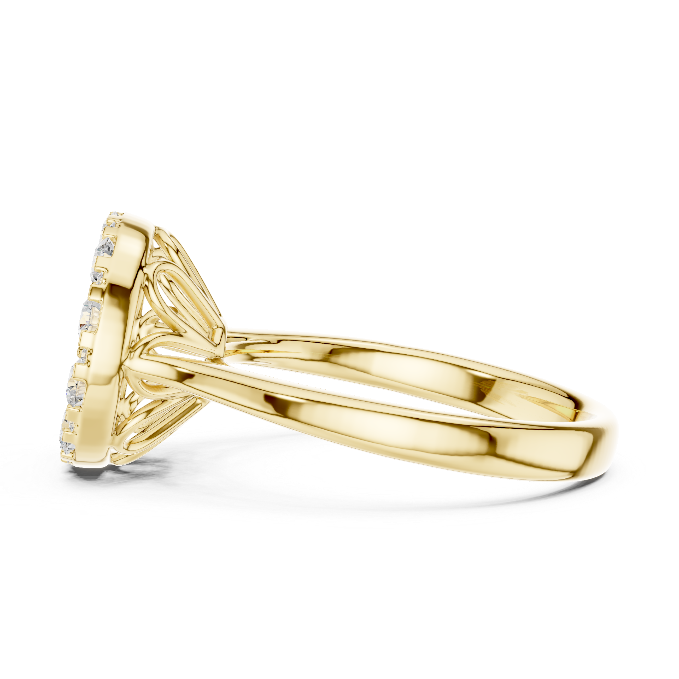 Elegant hoop earrings featuring textured gold surface.