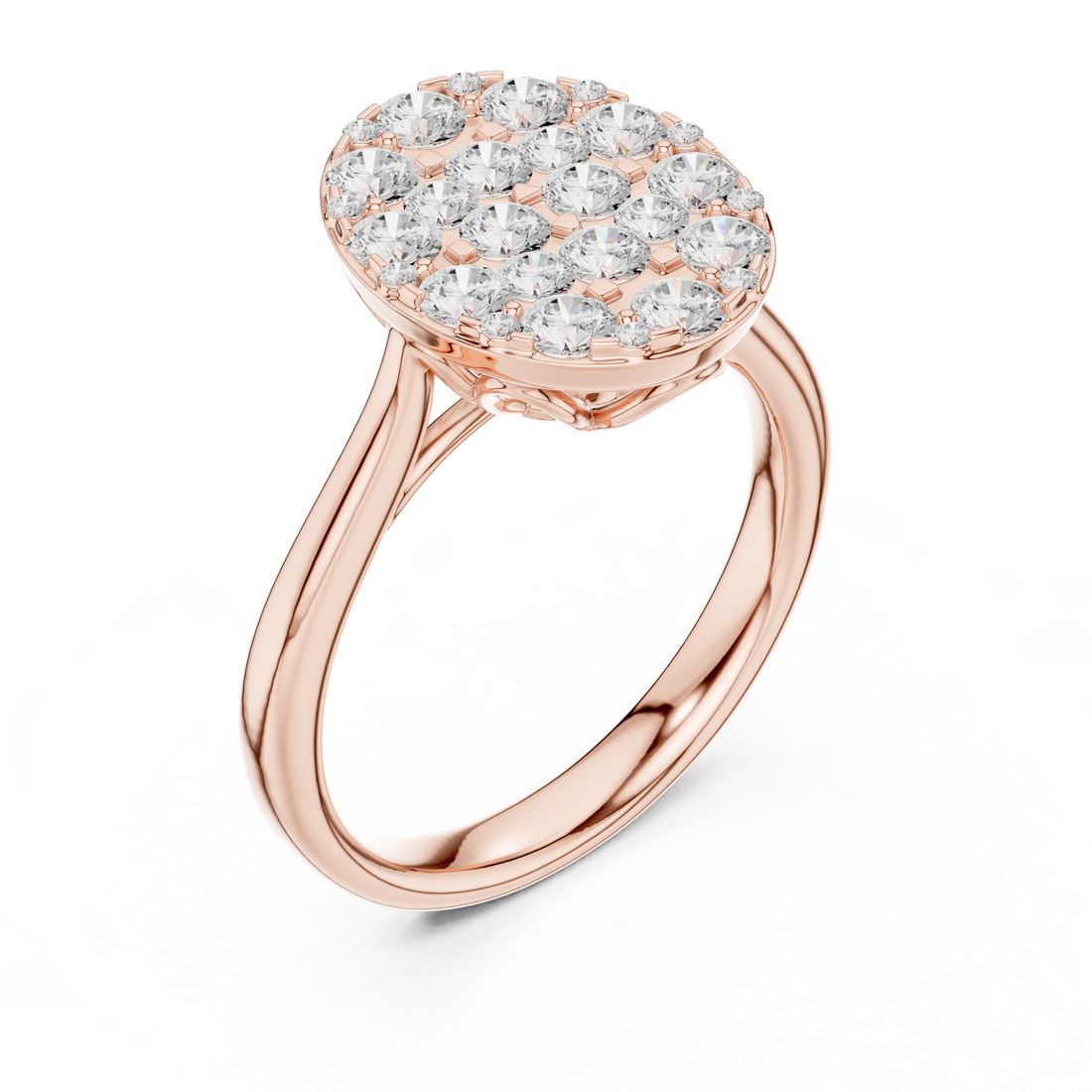 Classic teardrop diamond earrings with graceful hanging structure and refined shine.