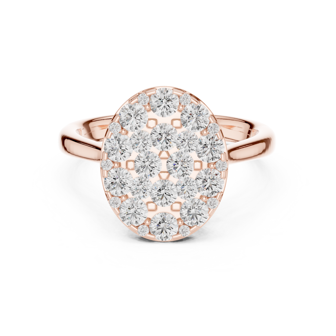 Stylish knot design ring symbolizing love and unity with polished finish.