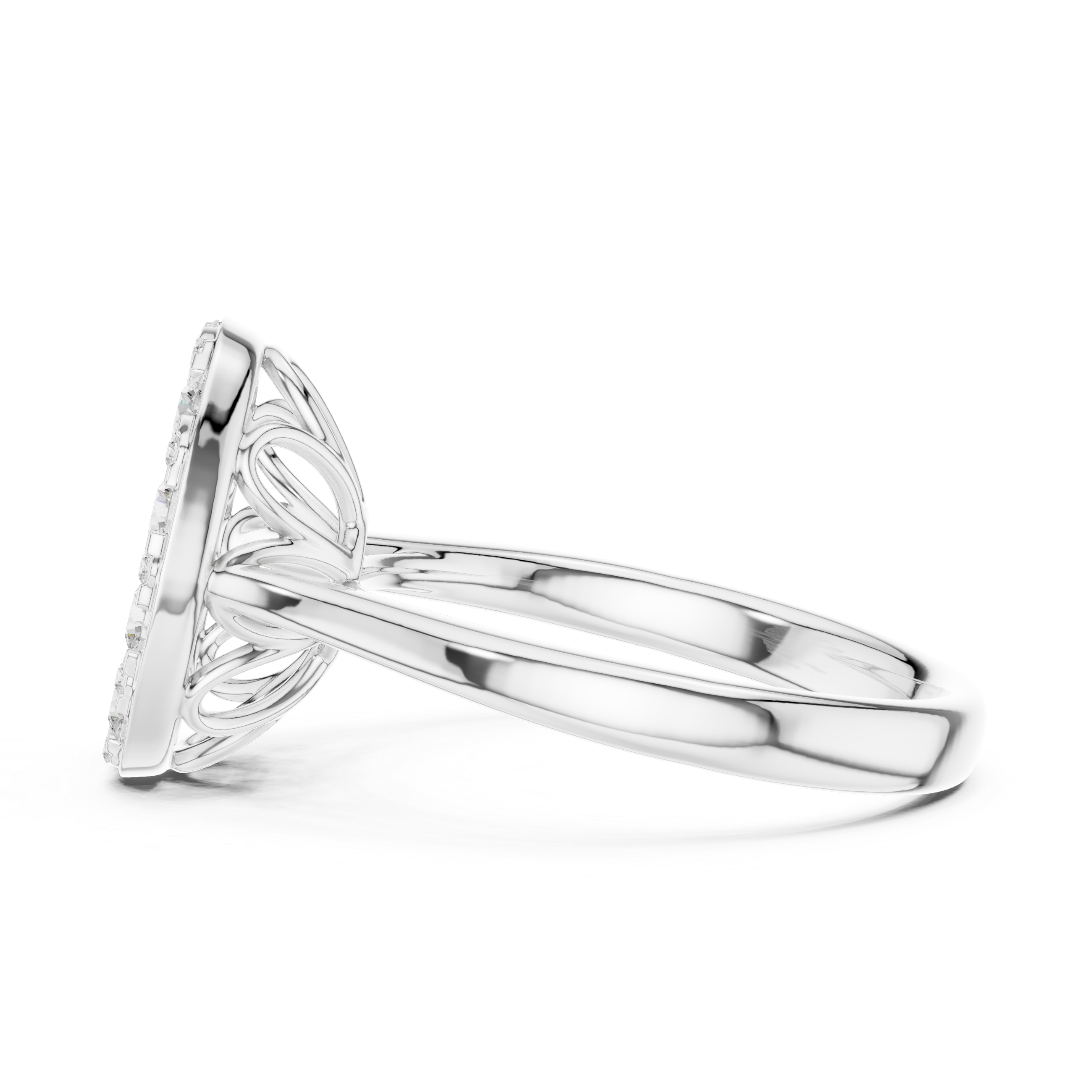 Luxury diamond jacket earrings designed to surround central stud stones.
