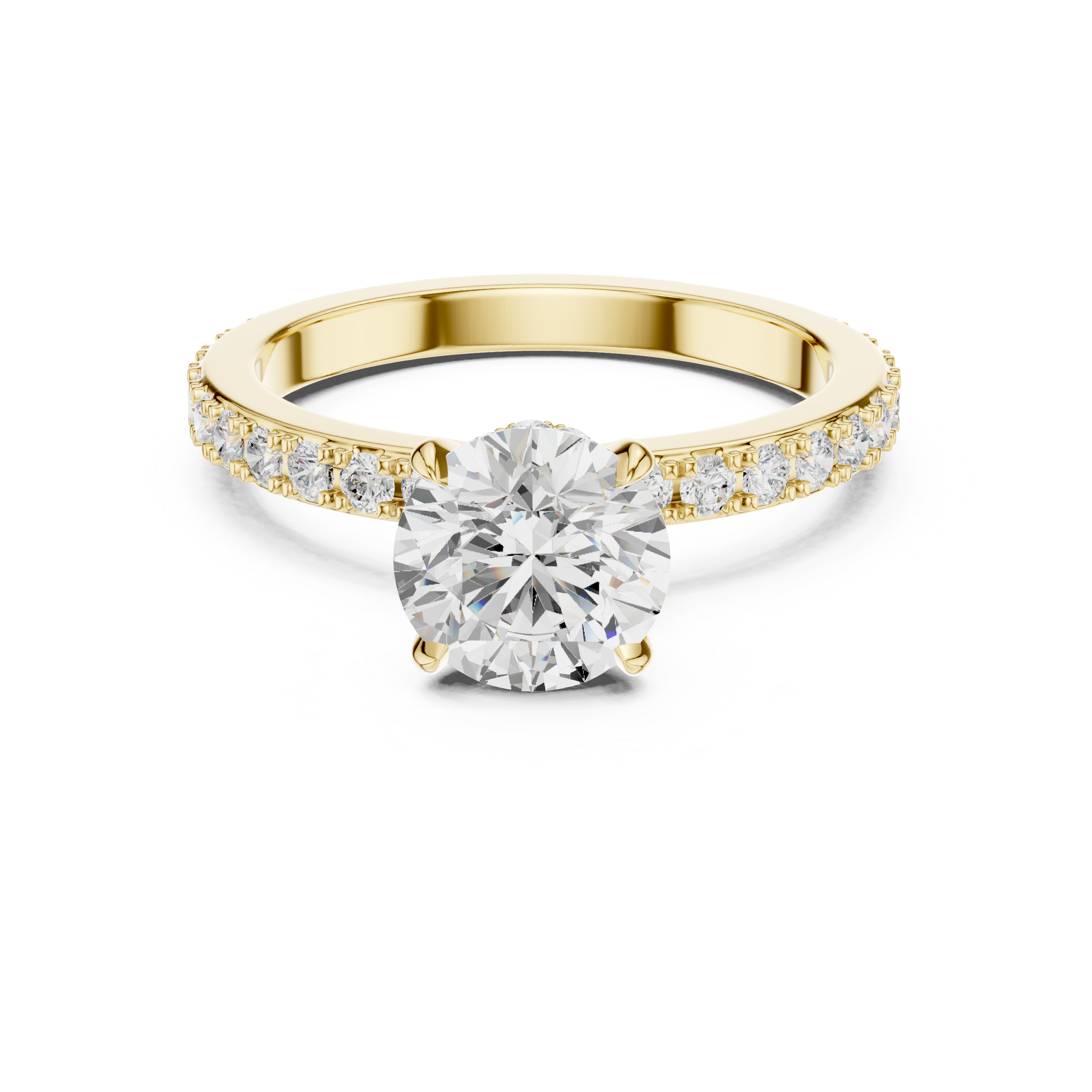Luxury diamond brooch featuring intricate symmetrical pattern.