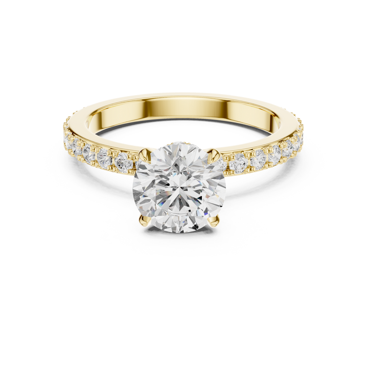 Luxury diamond brooch featuring intricate symmetrical pattern.